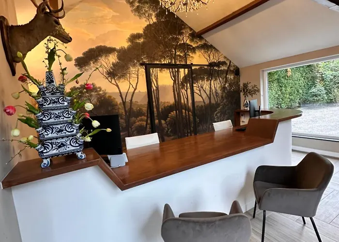 Wellness Tuin - Ultieme Partner Beleving - St Hubertus Met Indoor Jacuzzi, Openhaard, Prive Hottub En Prive Sauna In Jachthut Stijl - Gratis Fles Prosecco & Leuke Partner Connect Box ! * هورست