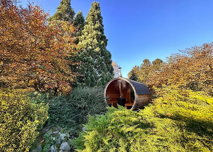 Wellness Tuin - Ultieme Partner Beleving - St Hubertus Met Indoor Jacuzzi, Openhaard, Prive Hottub En Prive Sauna In Jachthut Stijl - Gratis Fles Prosecco & Leuke Partner Connect Box ! بيت خشبي *